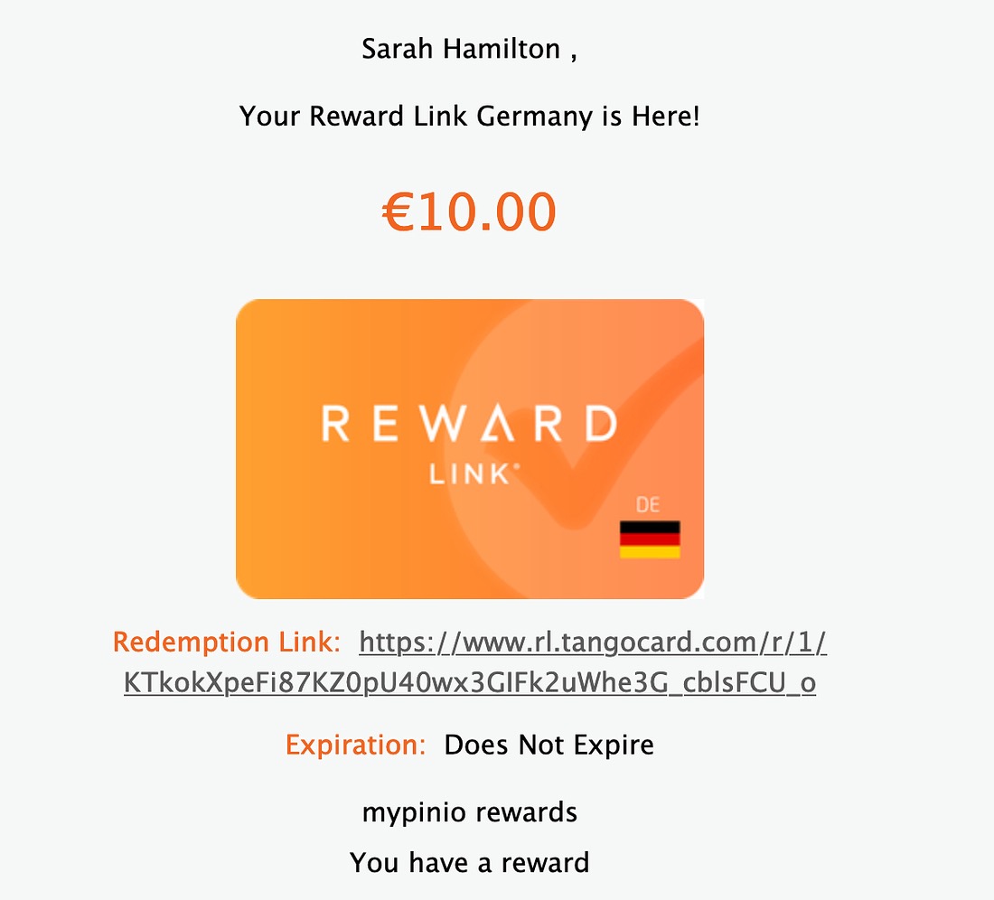 Reward-Link from paid surveys