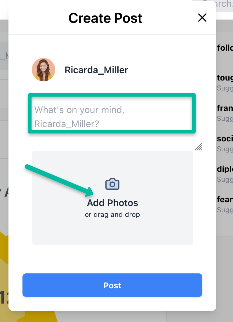 create image post on mypinio