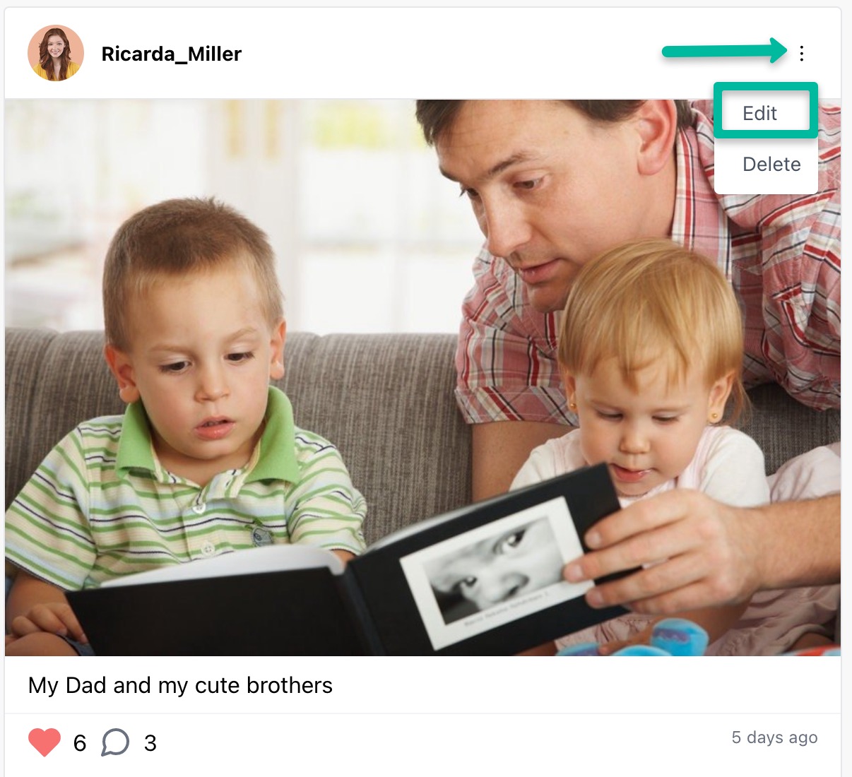 edit a post