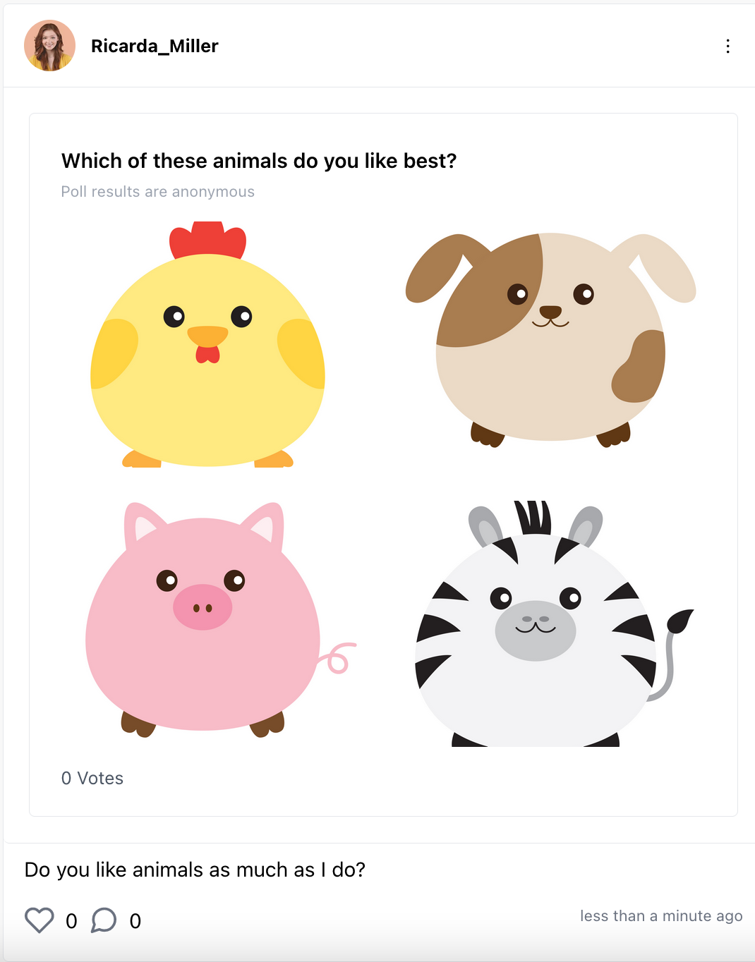 image poll view