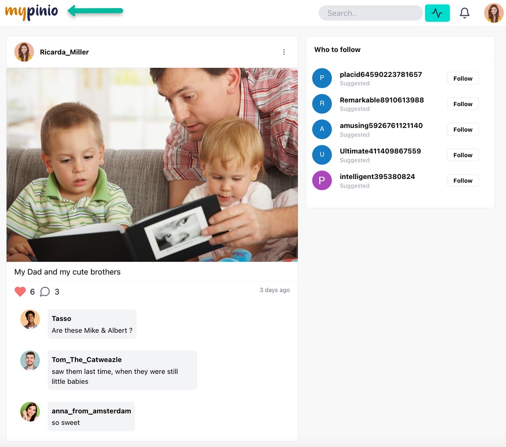 mypinio timeline